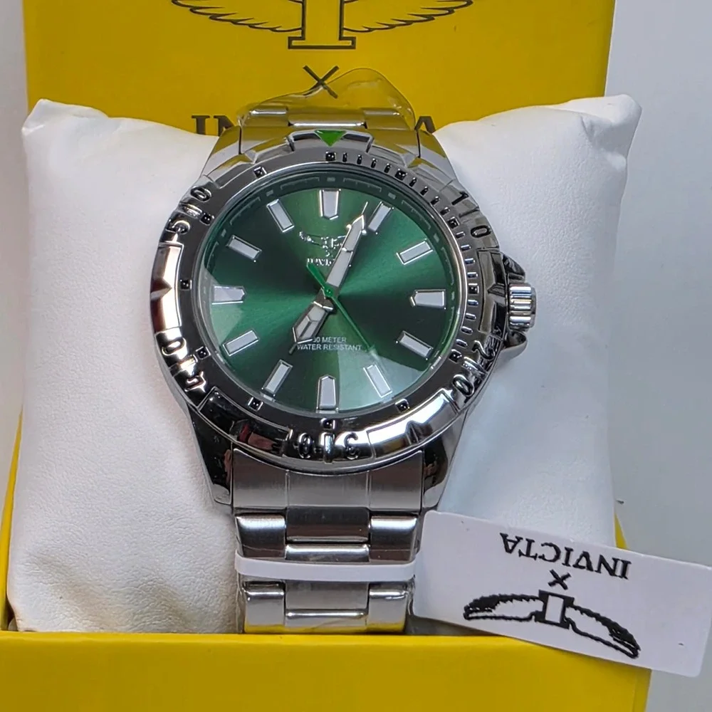 Invicta Specialty I by Invicta Men's Watch 42mm Steel Green Dial (69042) New